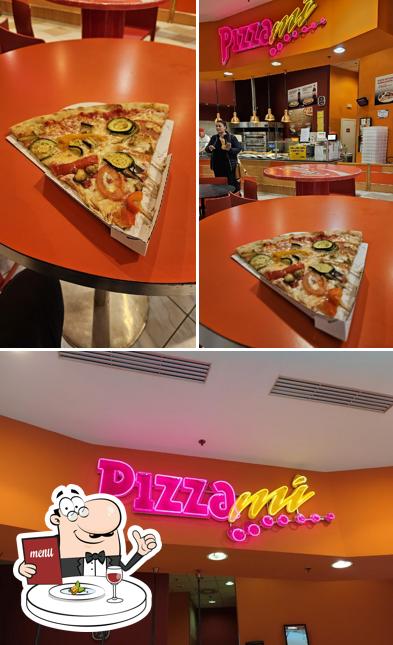 Pizza Mì si caratterizza per la cibo e interni