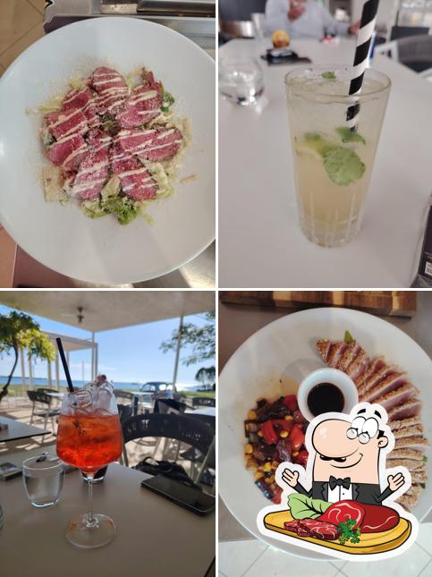 Carpaccio di manzo al Vibe Beach & Lounge Bar Carpaccio di manzo al Vibe Beach & Lounge Bar