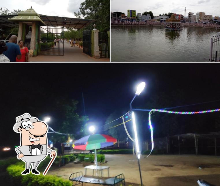 You can get some fresh air outside Sri Srinivasa Restaurant