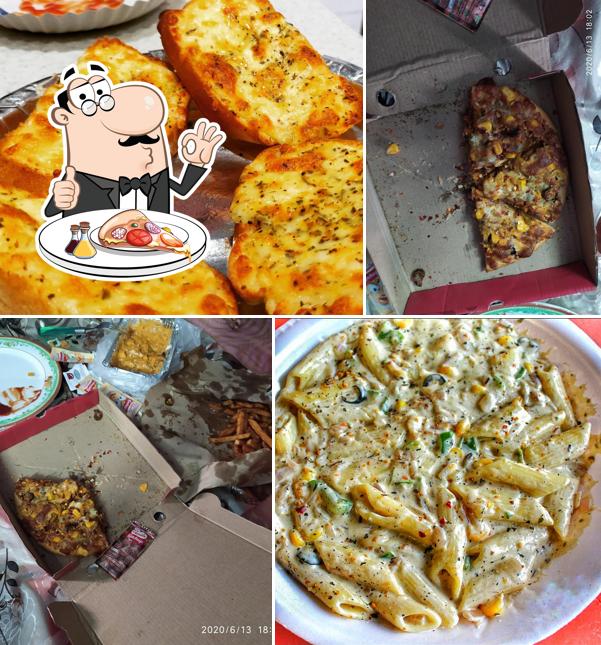 Pick pizza at Burger Street