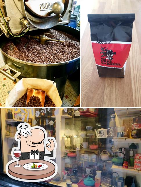 La immagine della cibo e interni di Saveur PimenThé / Au café du Brésil