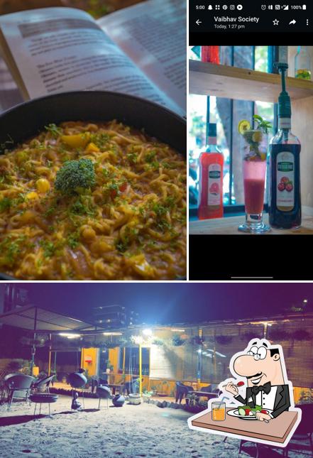 Take a look at the image depicting food and interior at The birds cafe