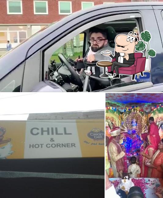 The interior of Hot & Chill Corner Restaurant