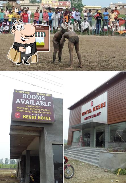 The exterior of Hotel Kesari