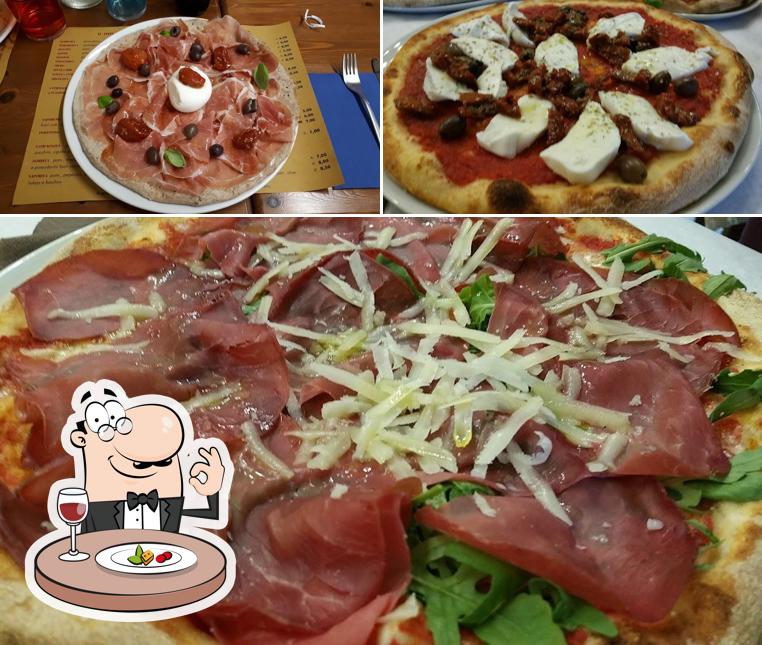 Prosciutto crudo al Pizzeria Senza Tante Musse