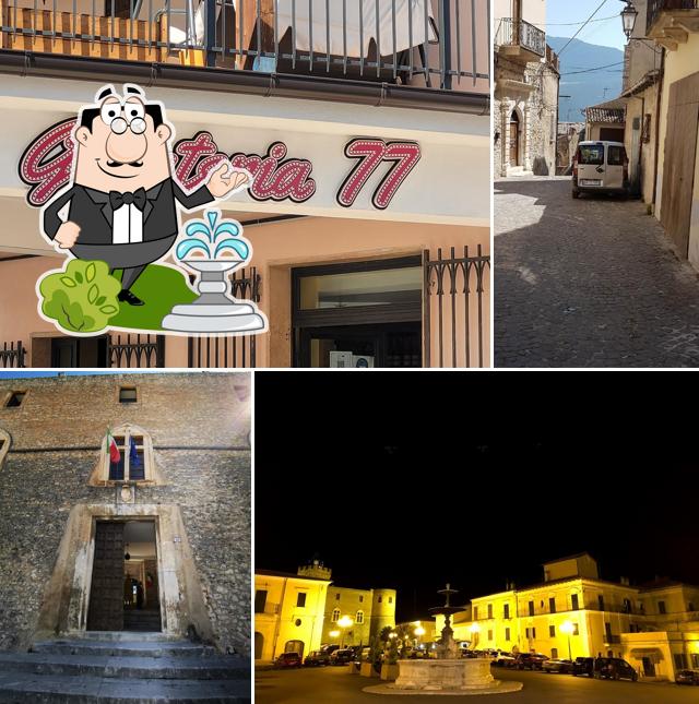 Gli esterni di Gelateria 77 Bar da Nina