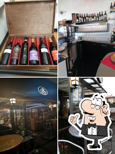 Gli interni di Cuvee Wine Cafe'
