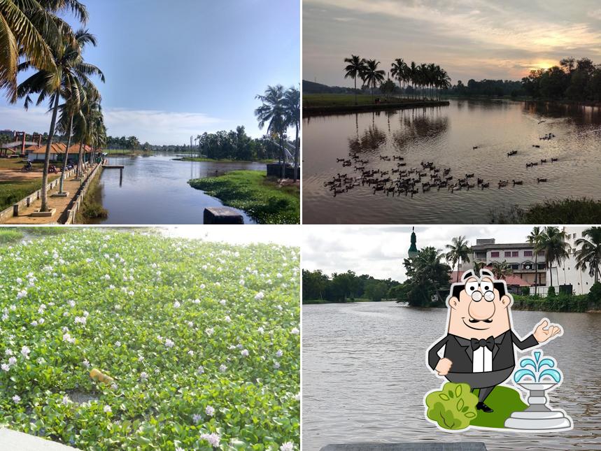 Take a look at the outside area of Kadambrayar Eco Tourism Village Restuarant And Boat Club