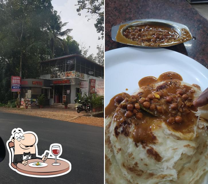 Food at Mahima Hotel