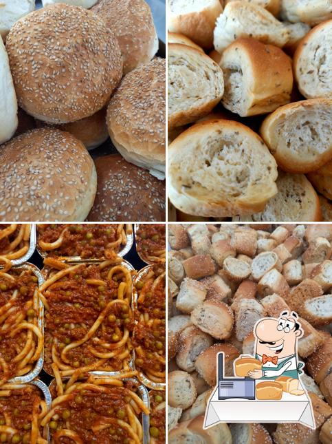 Pane all'aglio al Panificio Giacomazzo