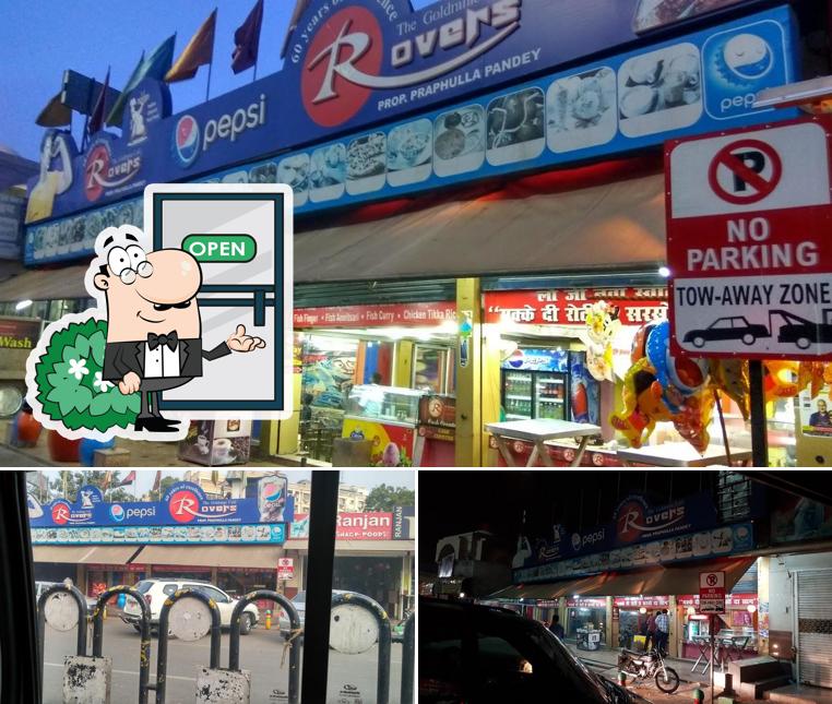 You can get some fresh air at the outside area of Rovers