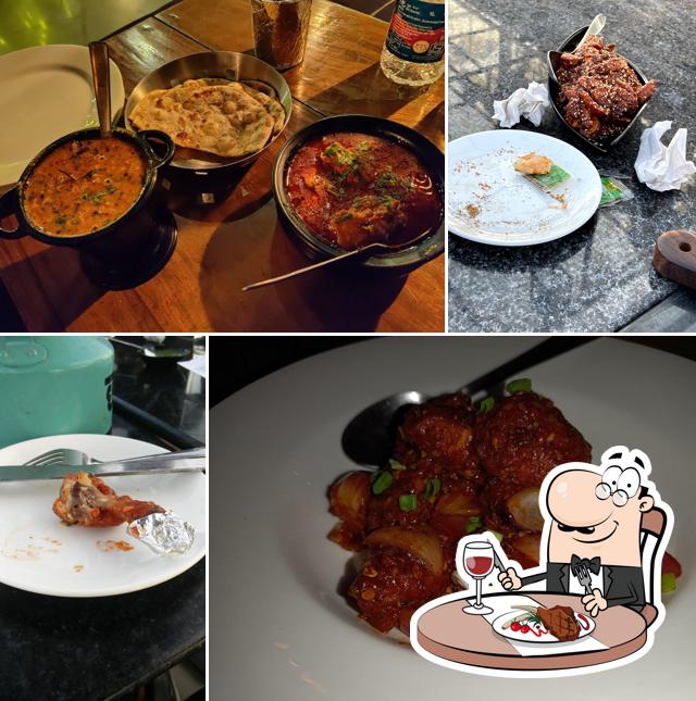 Sun N Moon Cafe & Restaurant serves meat dishes