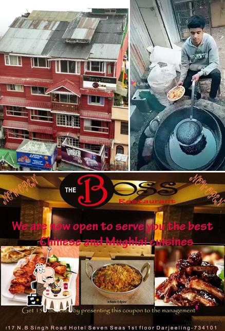 The restaurant's food and exterior