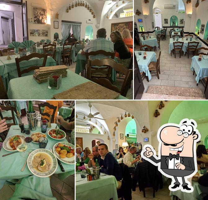 Gli interni di Al Grottino