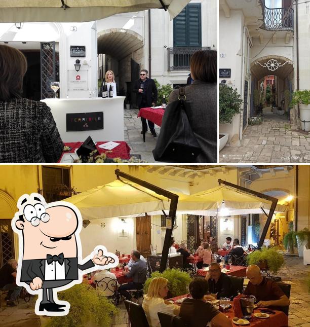Gli interni di Corte del Fuoco