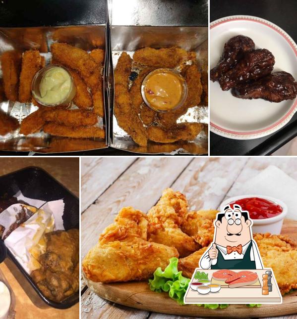Fish and chips at Fire Wings