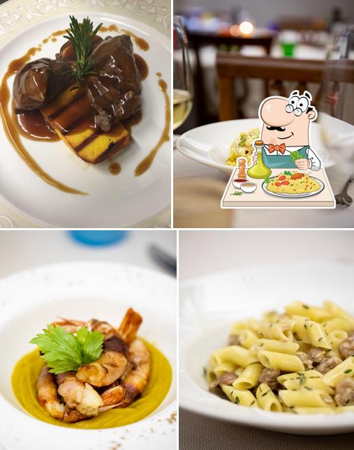 Platti al Osteria Del Melograno