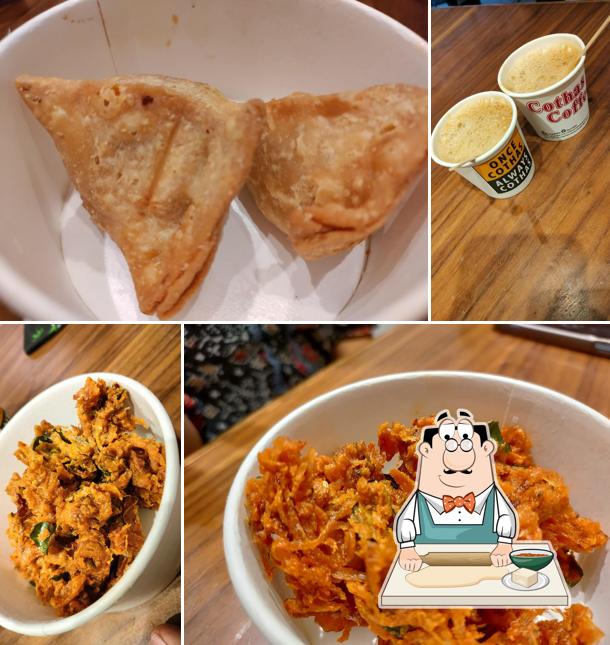 Samosa at Cothas Coffee - Puducherry , Tamil Nadu