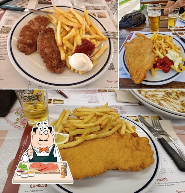 Fish and chips al Da Michele Pozza