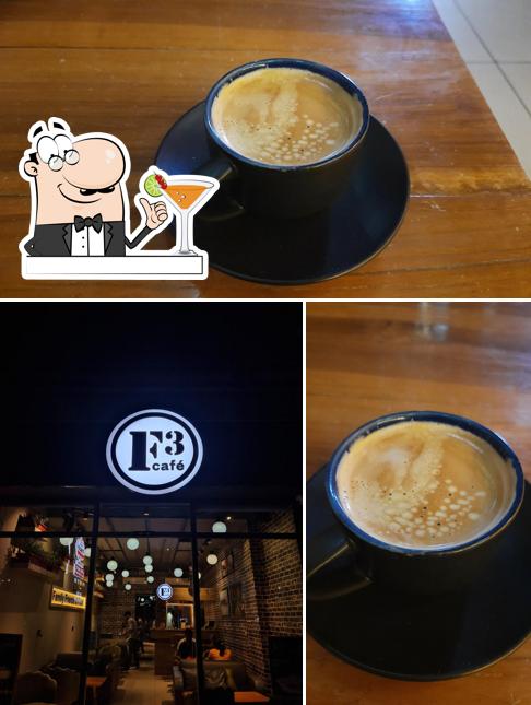 Among different things one can find drink and interior at F3 cafe Best Cafe In Vadodara Coffee House In Vadodara Restaurant In Vadodara