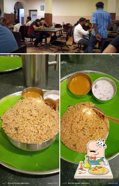 Check out the picture displaying food and interior at Greenhill non veg take-out