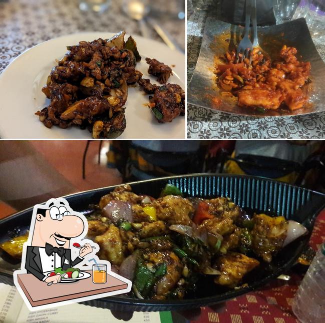 Chilli chicken at NANDI PALACE