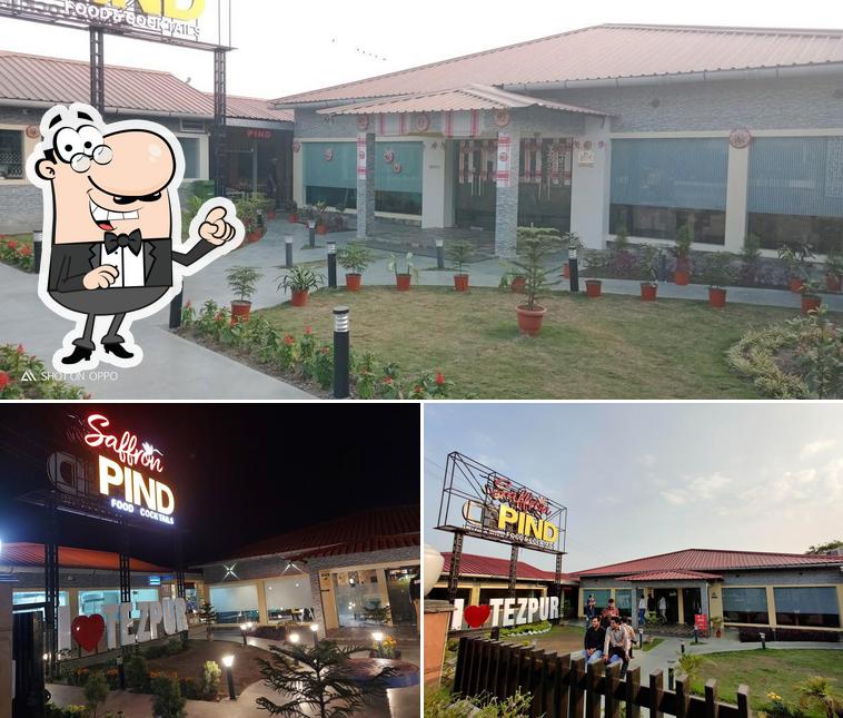 The exterior of Saffron Pind