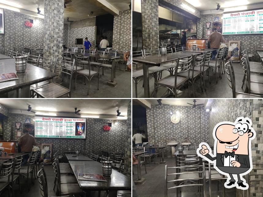 The interior of Veshno Punjabi Dhaba