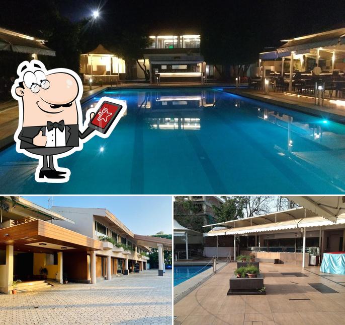 The outside area is an important feature of Enrise by Sayaji Bhopal