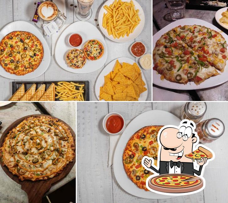 Pick pizza at Cafe Bistro