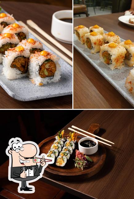 Try out different sushi options