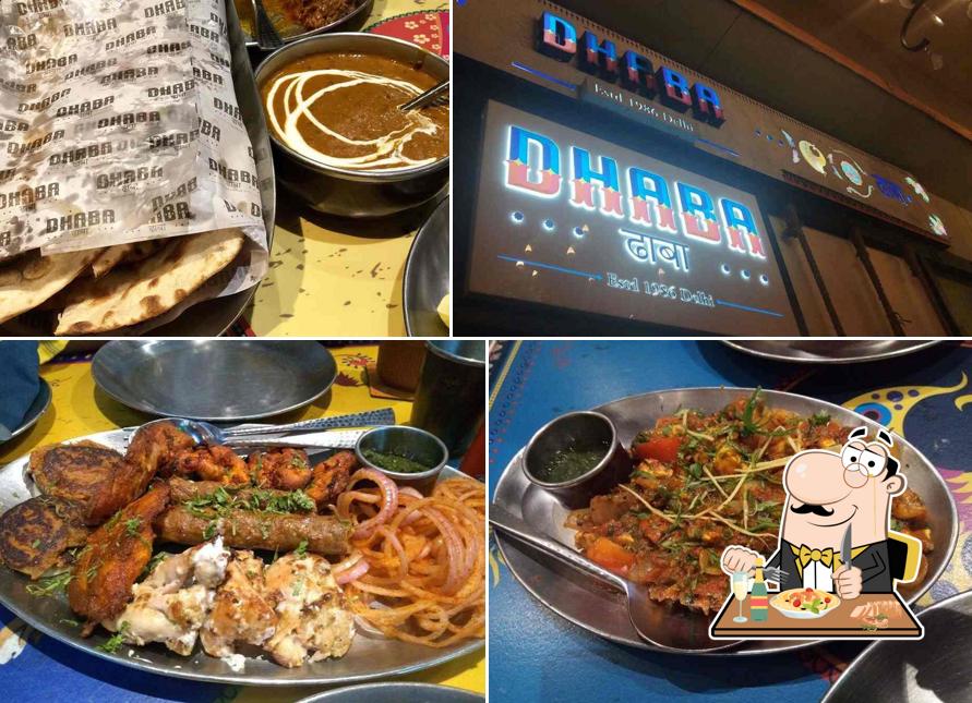 Food at Dhaba Estd 1986, Nehru Place