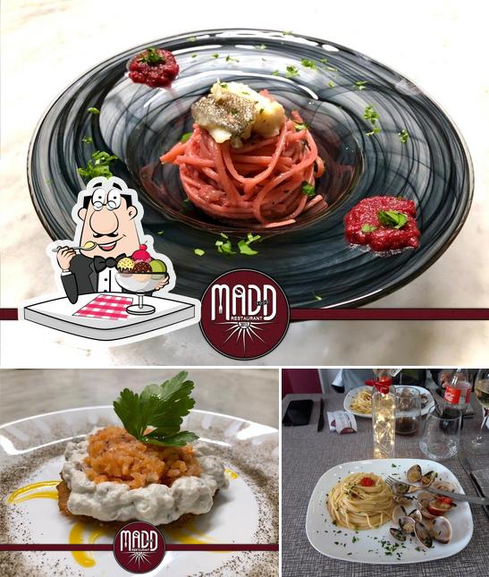 MADDFOOD restaurant serve un'ampia selezione di dolci