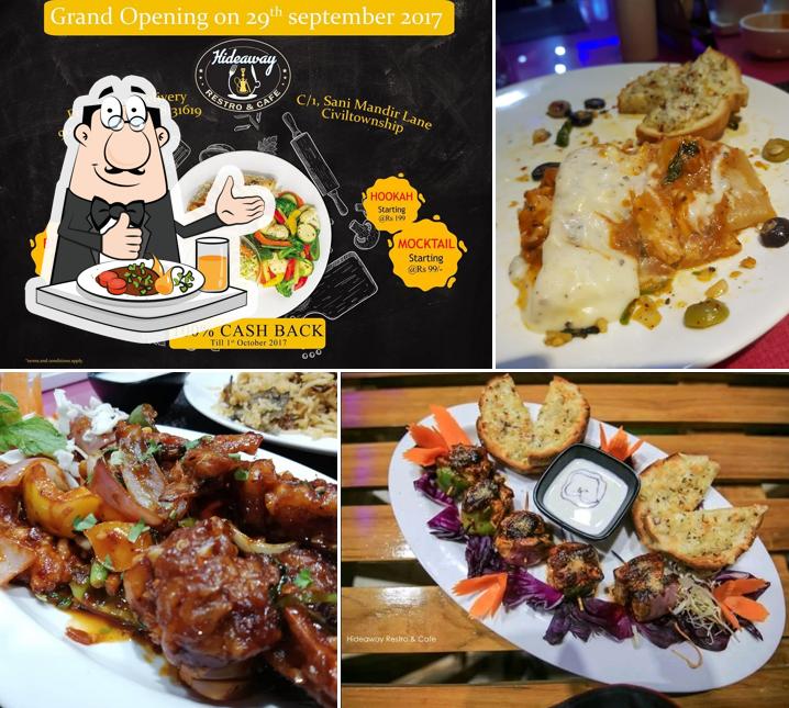 Food at Hideaway Restaurant & Cafe ,Rourkela
