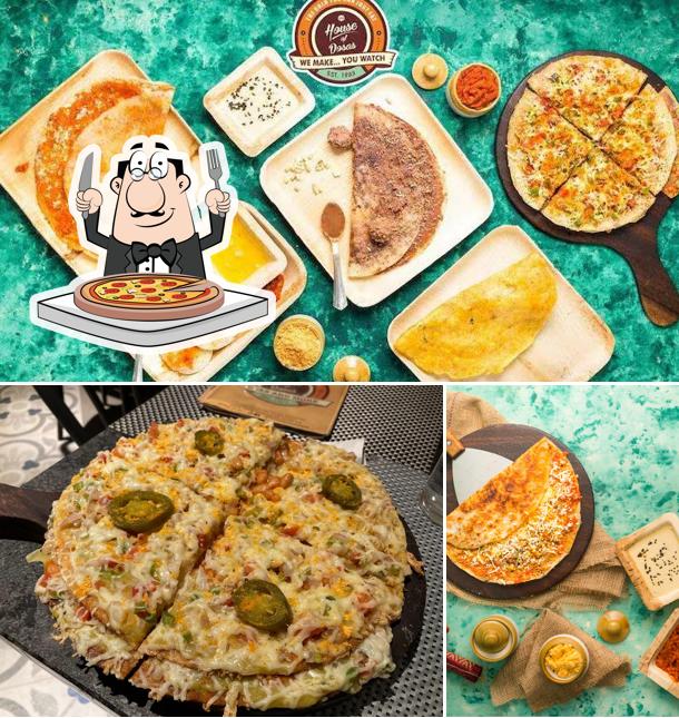 Pick pizza at House Of Dosas