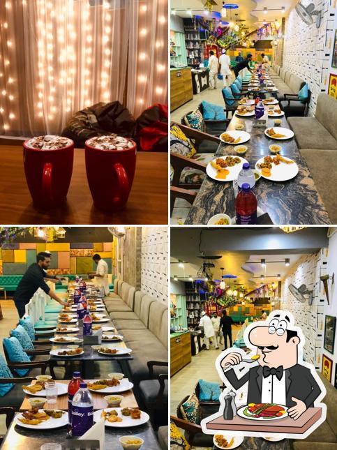 Food at Olive Green Restaurant