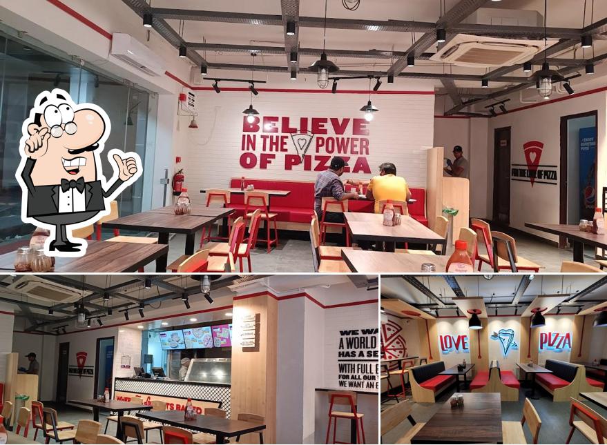 The interior of Pizza Hut Baxi Bazar, Cuttack