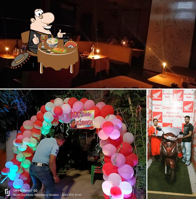 The image of Red rose bar cum Restaurant’s food and interior