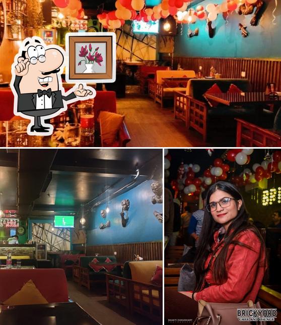 The interior of BRICKYARD CAFE AND LOUNGE