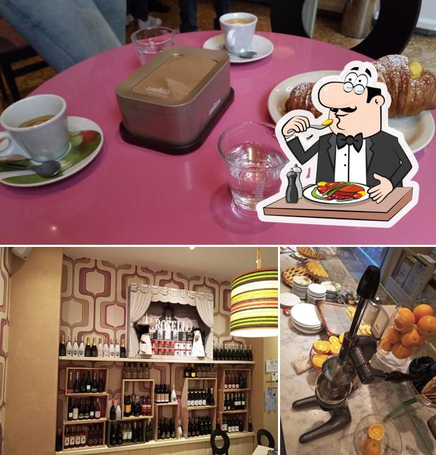 Questa è la immagine che mostra la cibo e vino di Basilico Caffè