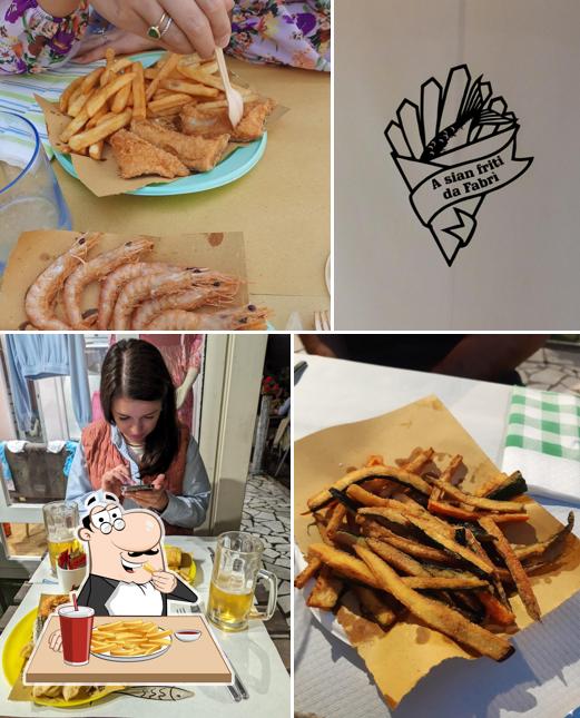 Patatine fritte al Fish&chips "A Sian Friti Da Fabri'"