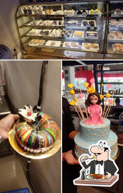 Among different things one can find food and interior at INN'S BAKERY & CONFECTIONERY
