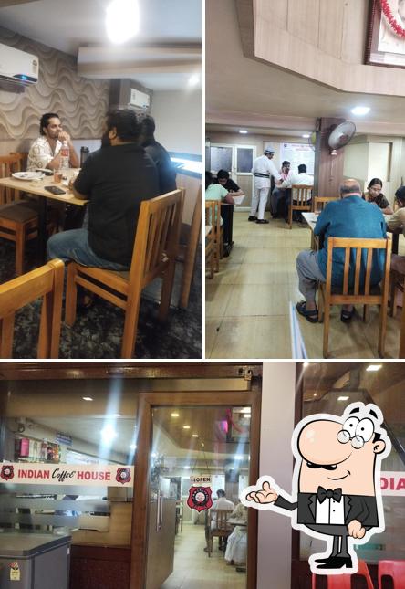 The interior of Indian Coffee House East Fort