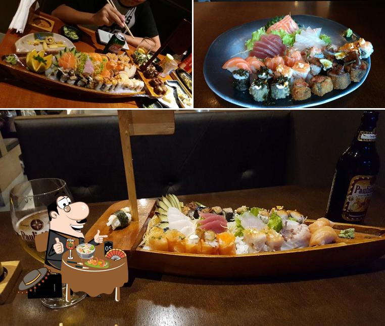 Platos en Kaishi Sushi Indaiatuba