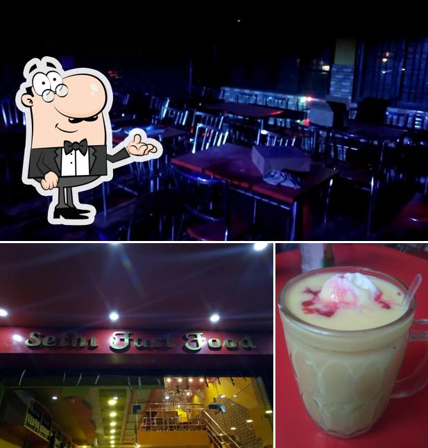 The interior of SETHI FAST FOOD / SETHI JUICE, SHAKES & SNACK CORNER