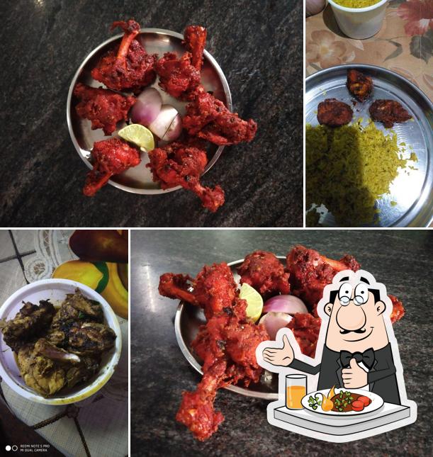 Meals at Sri Maruthi Military Hotel Naati style