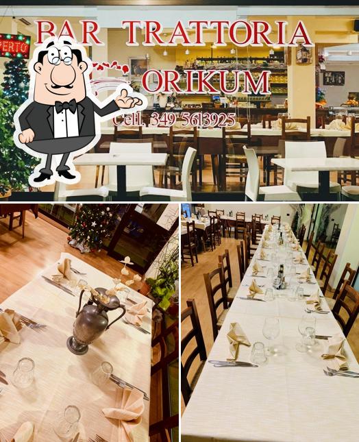 Gli interni di Trattoria Orikum