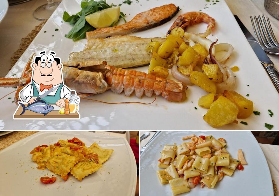 Salmone grigliato al Ristorante Il Giardino