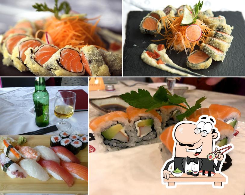 Prenditi le varie opzioni di sushi