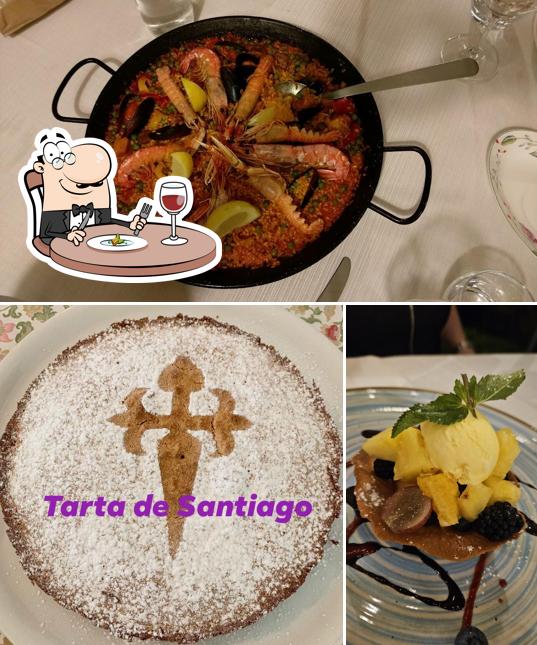 Platti al trattoria San Bernardo